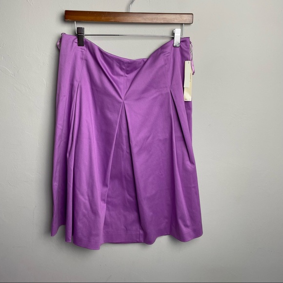 Amanda Smith Stretch Purple Skirt Set Size 12 NWT - Picture 12 of 16